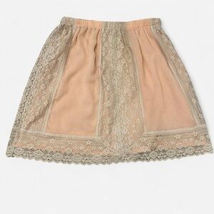 Kimchi Blue UO Peach Lace Mini Skirt - Sz S